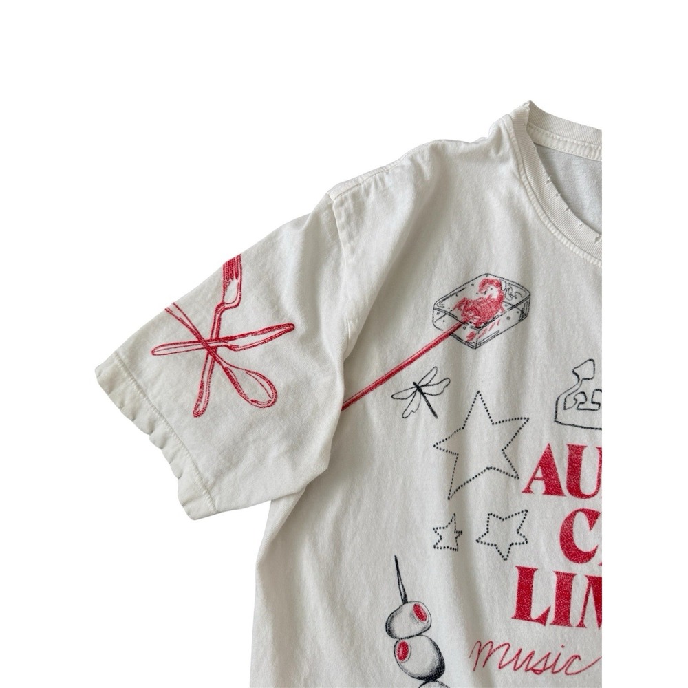 Brandon Maxwell X ACL Festival Tee Size Large Austin City Limits Distressed - Picture 3 of 8